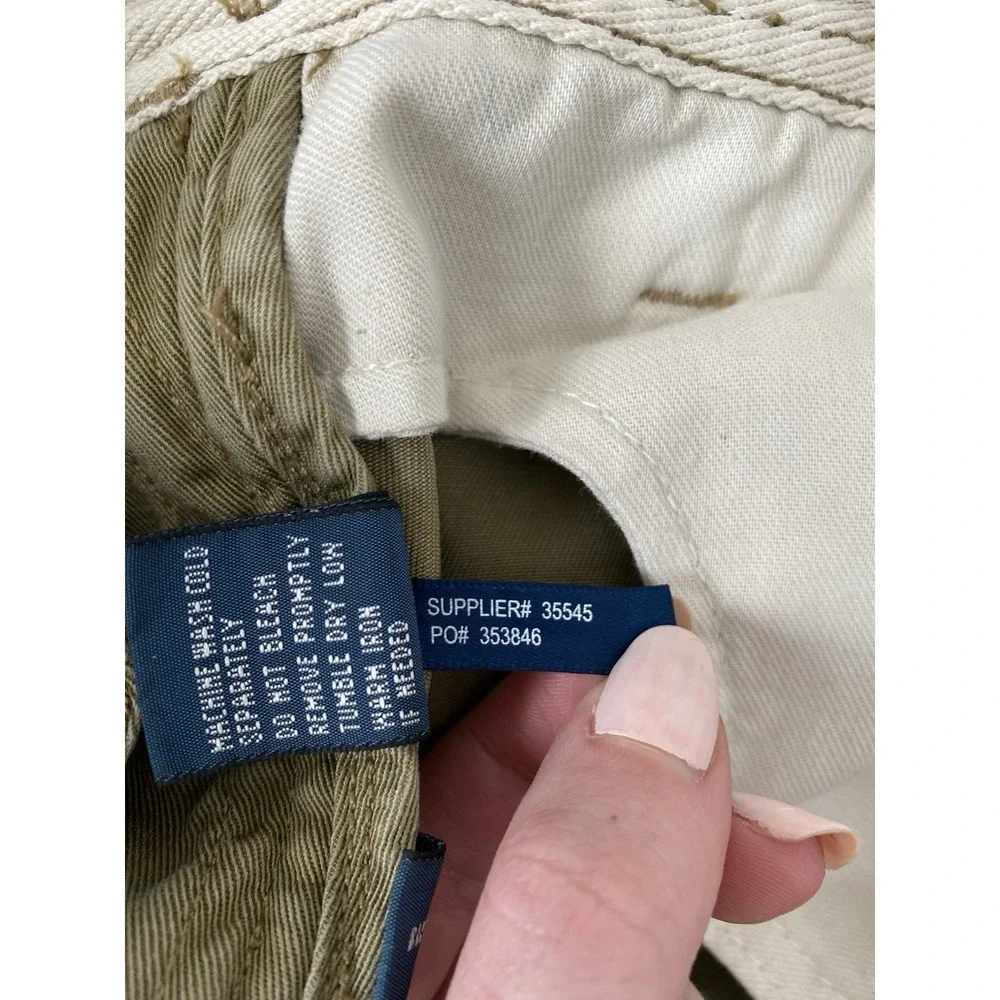 Polo Ralph Lauren Relaxed‎ Fit Twill Shorts Khaki Men's 33 Preppy Pony Pockets